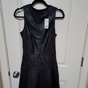 BNWT  faux leather banana republic dress